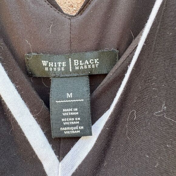 Stylish Black and White Maxi Dress - Picture 6 of 8